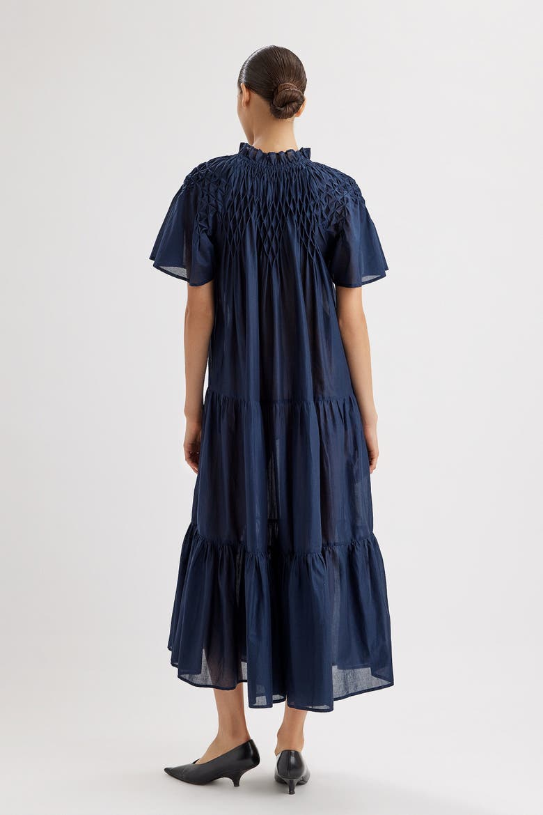 Bejart Dress, Alternate, color, Navy
