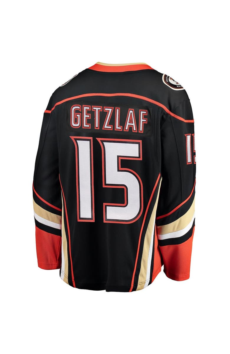 FANATICS Men's Fanatics Branded Ryan Getzlaf Black Anaheim Ducks Breakaway Player Jersey, Alternate, color, 