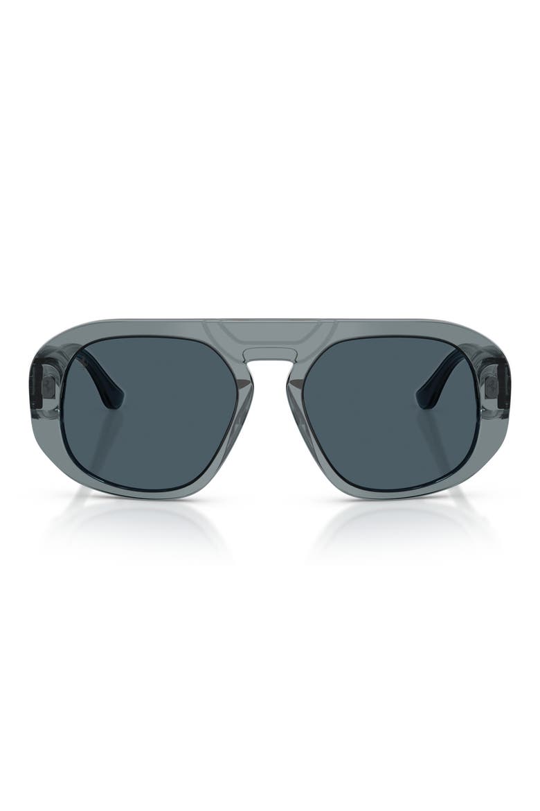 54mm Pillow Sunglasses, Main, color, OCEAN / LIGHT BLUE