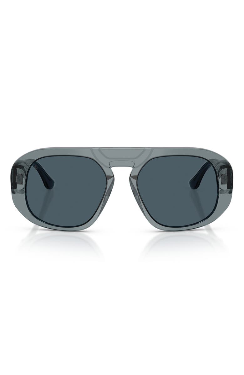 Scuderia Ferrari 54mm Pillow Sunglasses, Main, color, Ocean / Light Blue