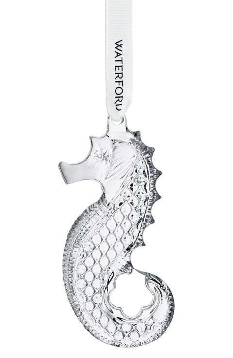 Seahorse Crystal Ornament