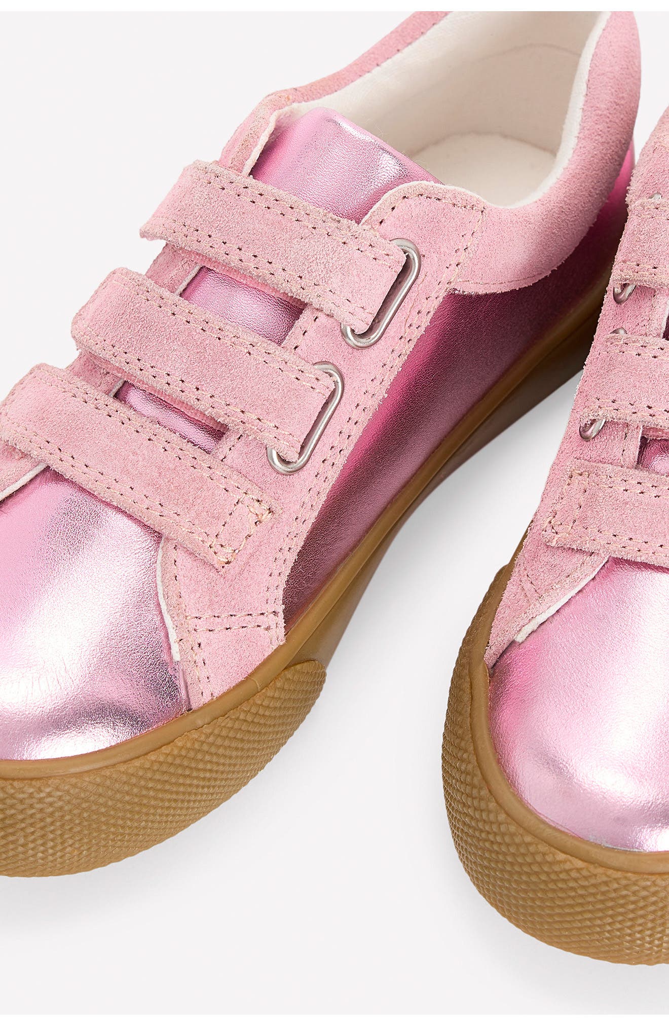 Kids' Low Top Sneaker, Alternate, color, PINK METALLIC