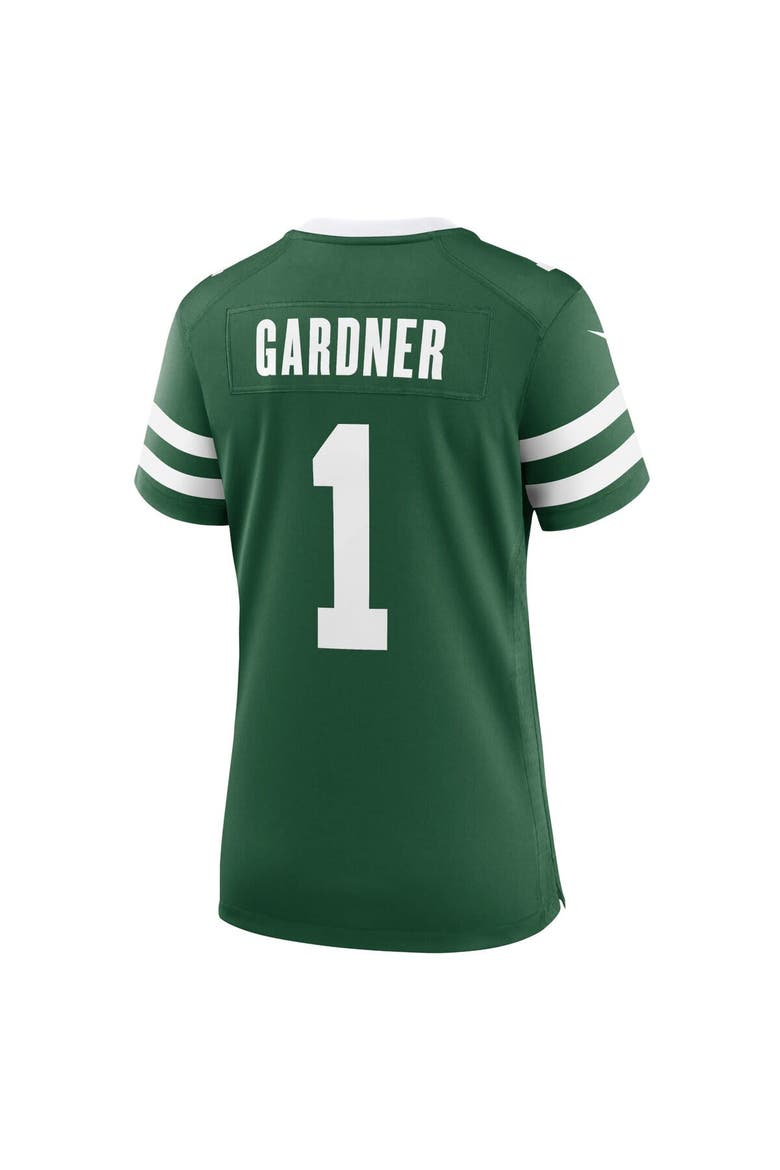 Women's Nike Ahmad Sauce Gardner Legacy Green New York Jets Game Jersey, Alternate, color, Green