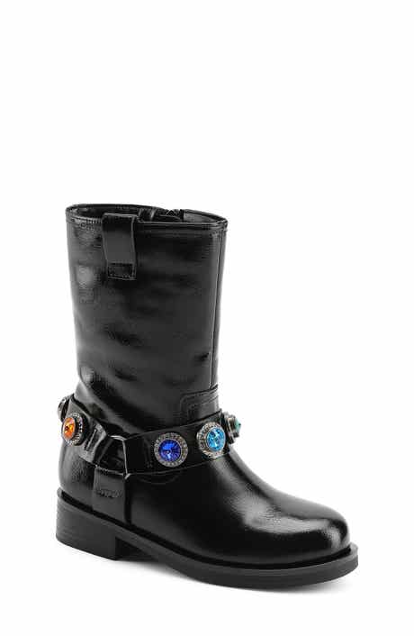 Kids' Octavia Faux Leather Biker Boot