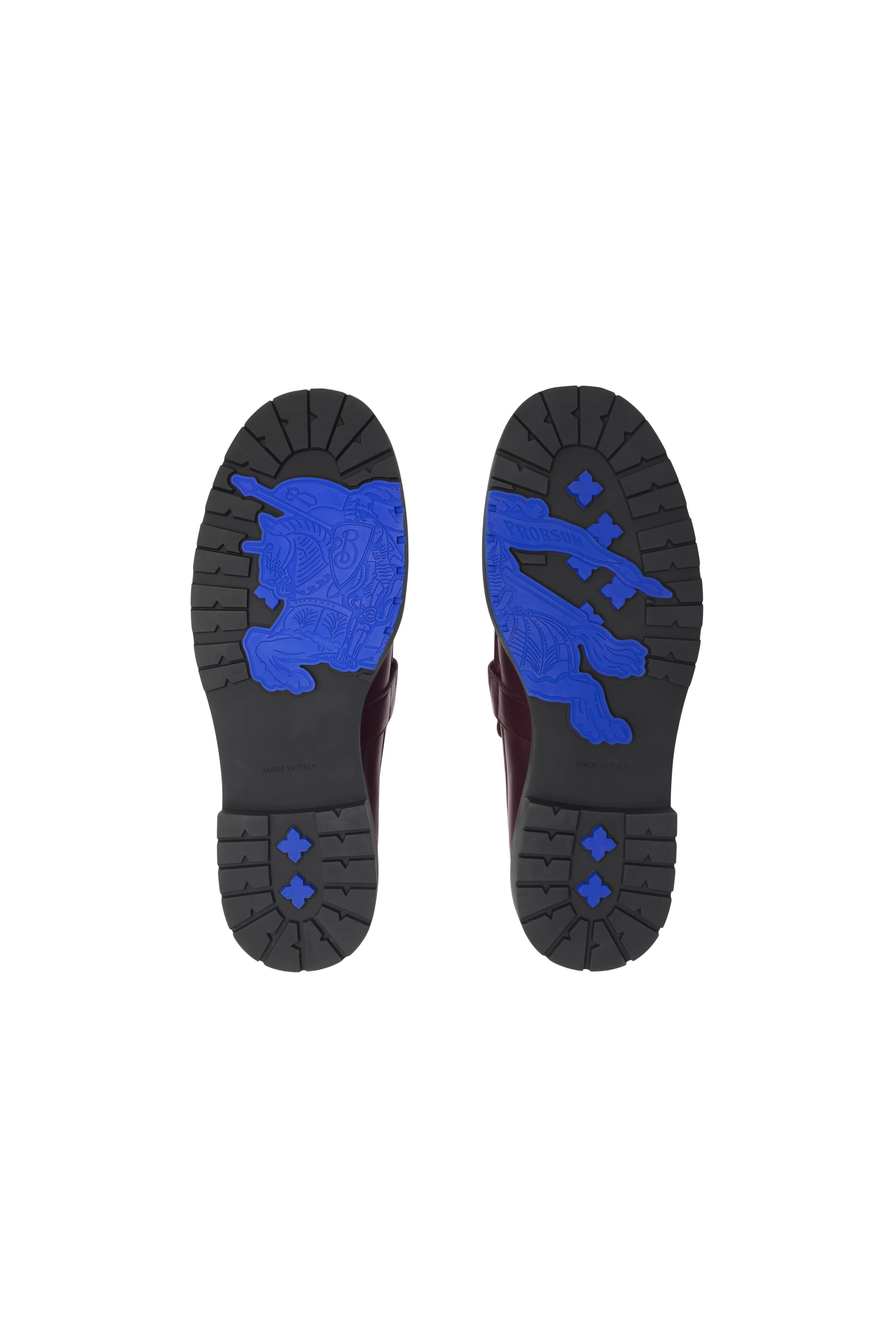 Burberry Leather Raft Loafers, Alternate, color, 