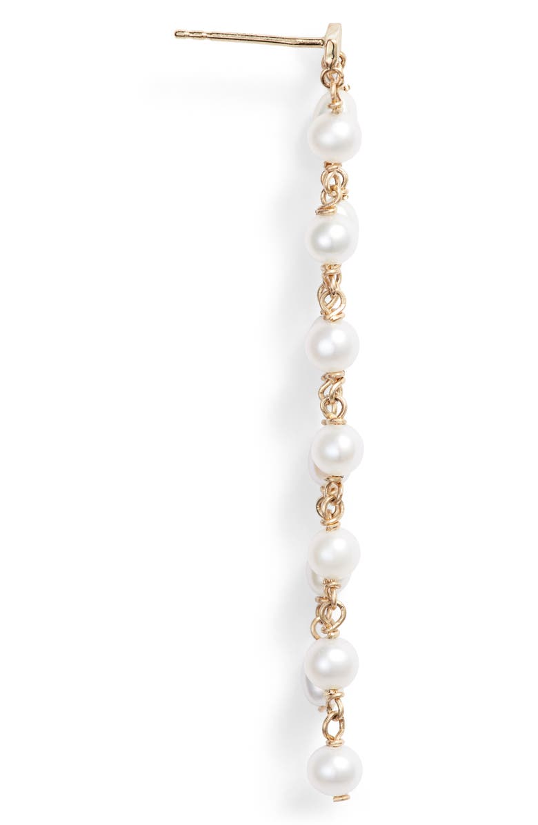 Poppy Finch Duo Pearl Drop Earrings, Alternate, color, 