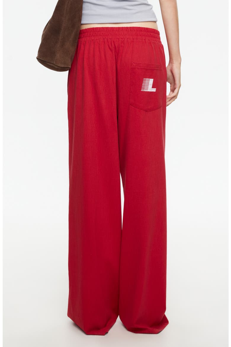 Red Eye Track Pants, Alternate, color, CRIMSON