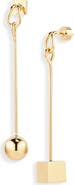 Jacquemus Les Boucles Nodo Mismatched Drop Earrings