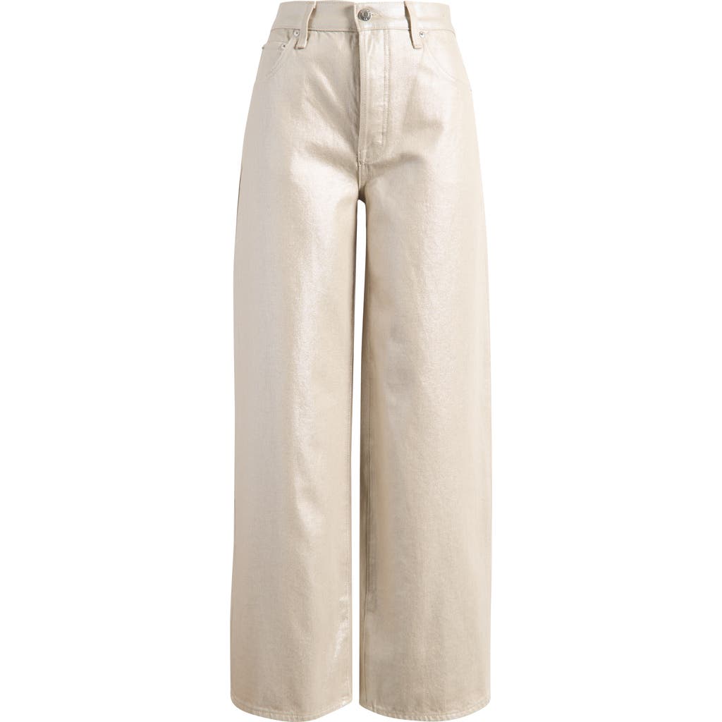 Pistola Tate High Waist Wide Leg Jeans In Neutral