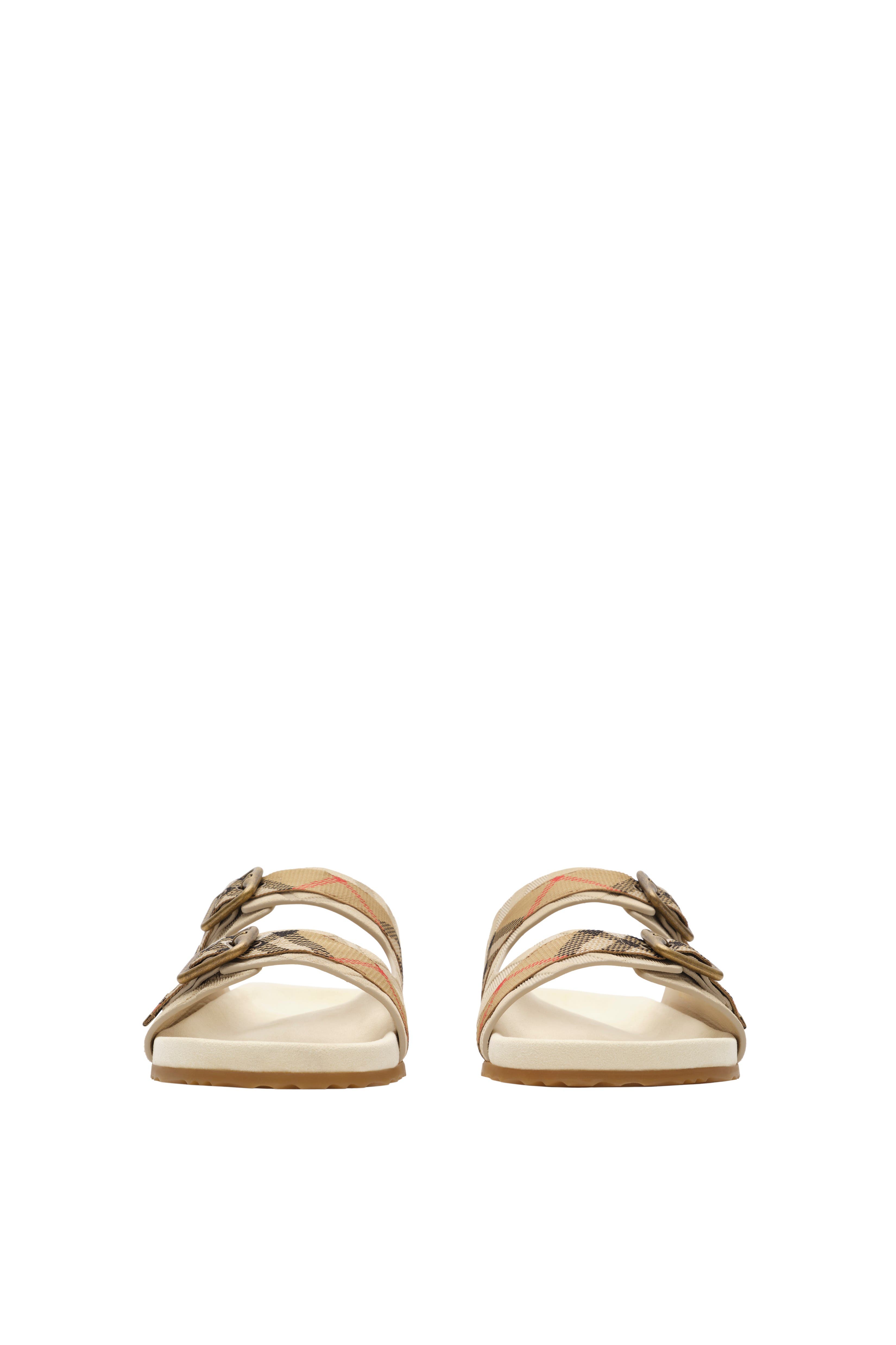 Check Denim Urchin Sandals - image 4