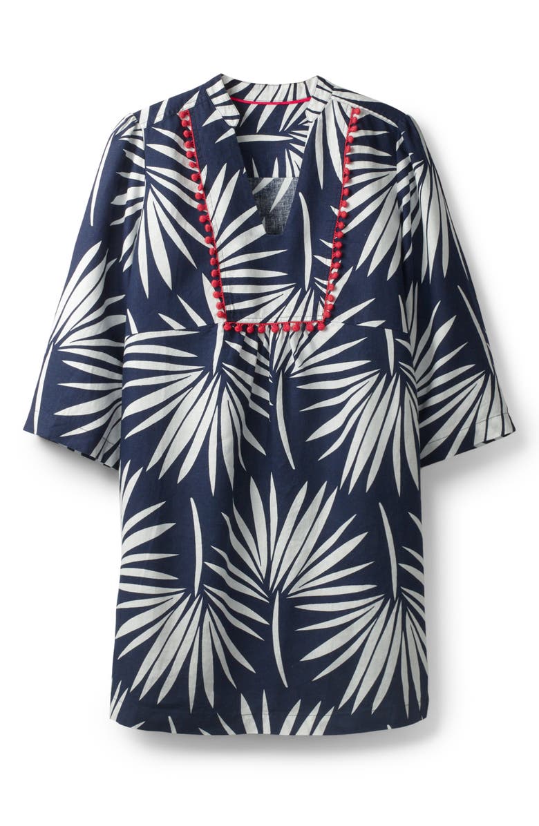 Boden Evangeline Print Linen Dress, Alternate, color, 