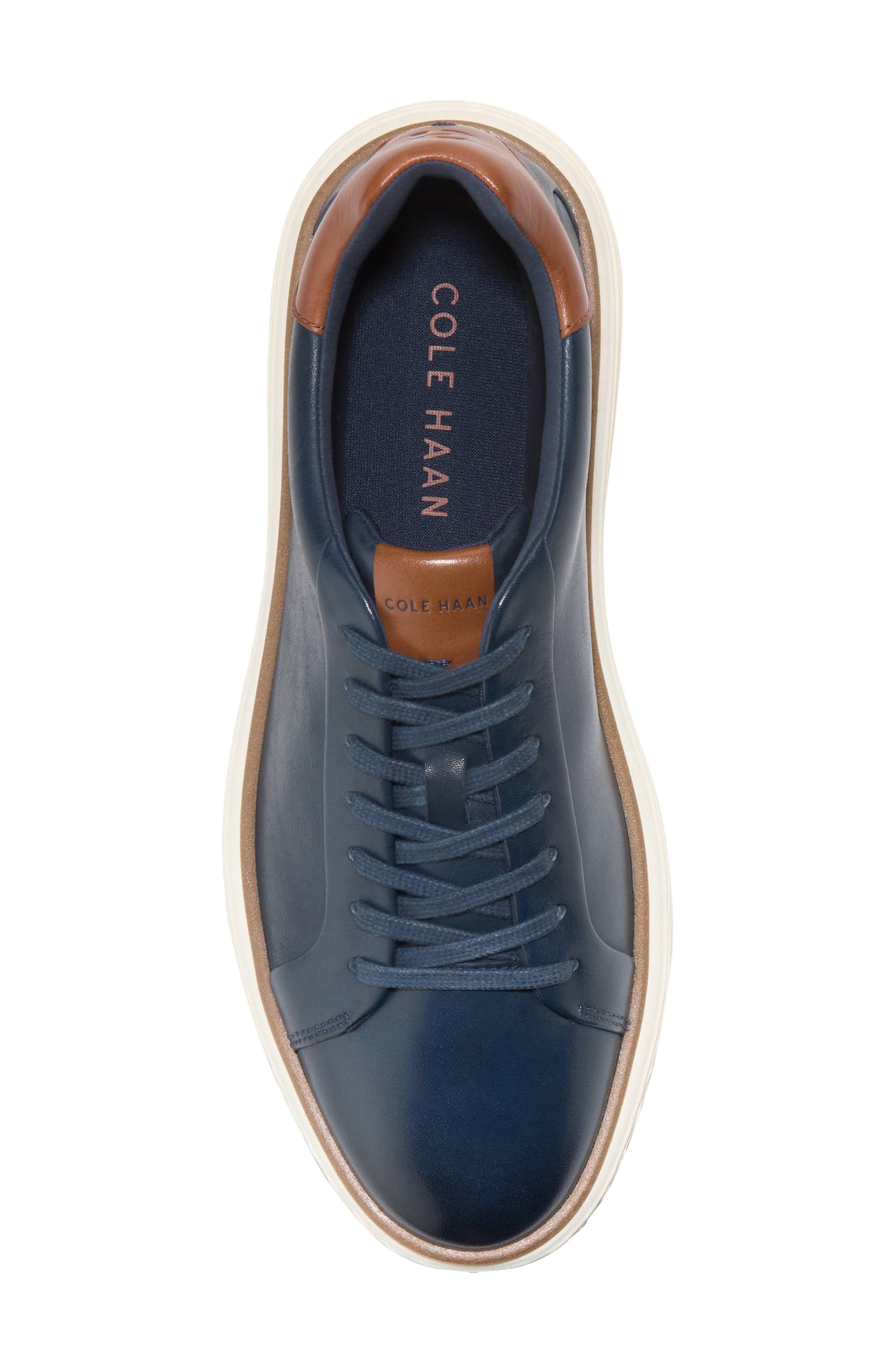 GrandPro Court SkyWeave Sneaker, Alternate, color, NAVY BLAZER / CH BRITISH TAN
