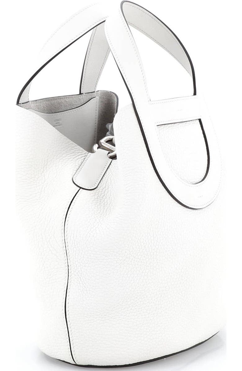 Pre-Owned Hermes In-The-Loop Bag Clemence with Swift 23, Alternate, color, New White