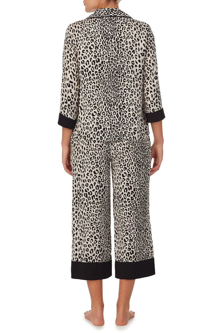 animal print crop pajamas, Alternate, color, LEOPARD SPOTS