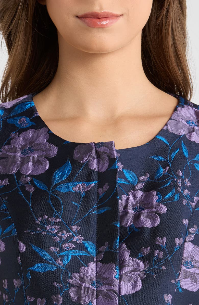 SUGARLIPS Nicole Jacquard Sleeveless Zip-Front Top, Alternate, color, 