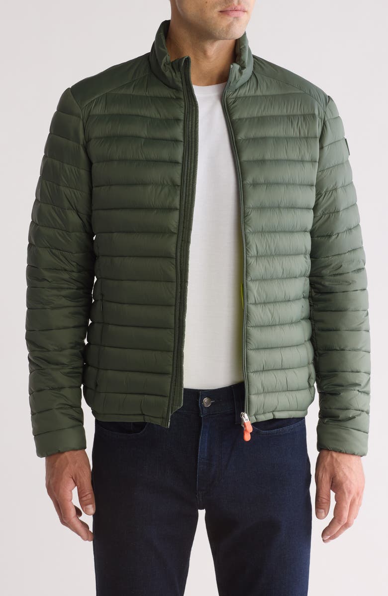 Save The Duck Alexander Quilted Water Resistant Insulated Puffer Jacket, Alternate, color, Dusty Olive