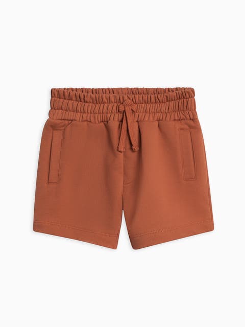 Chris Organic French Terry Shorts (Toddler & Little Kids)