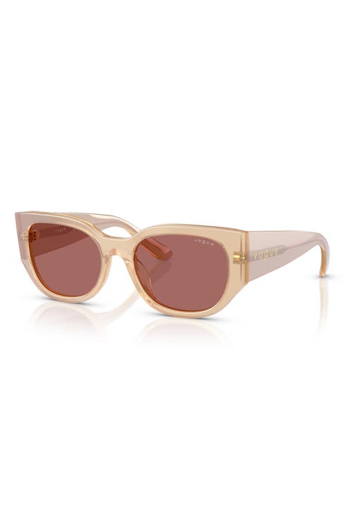 Shop Vogue 53mm Irregular Sunglasses
