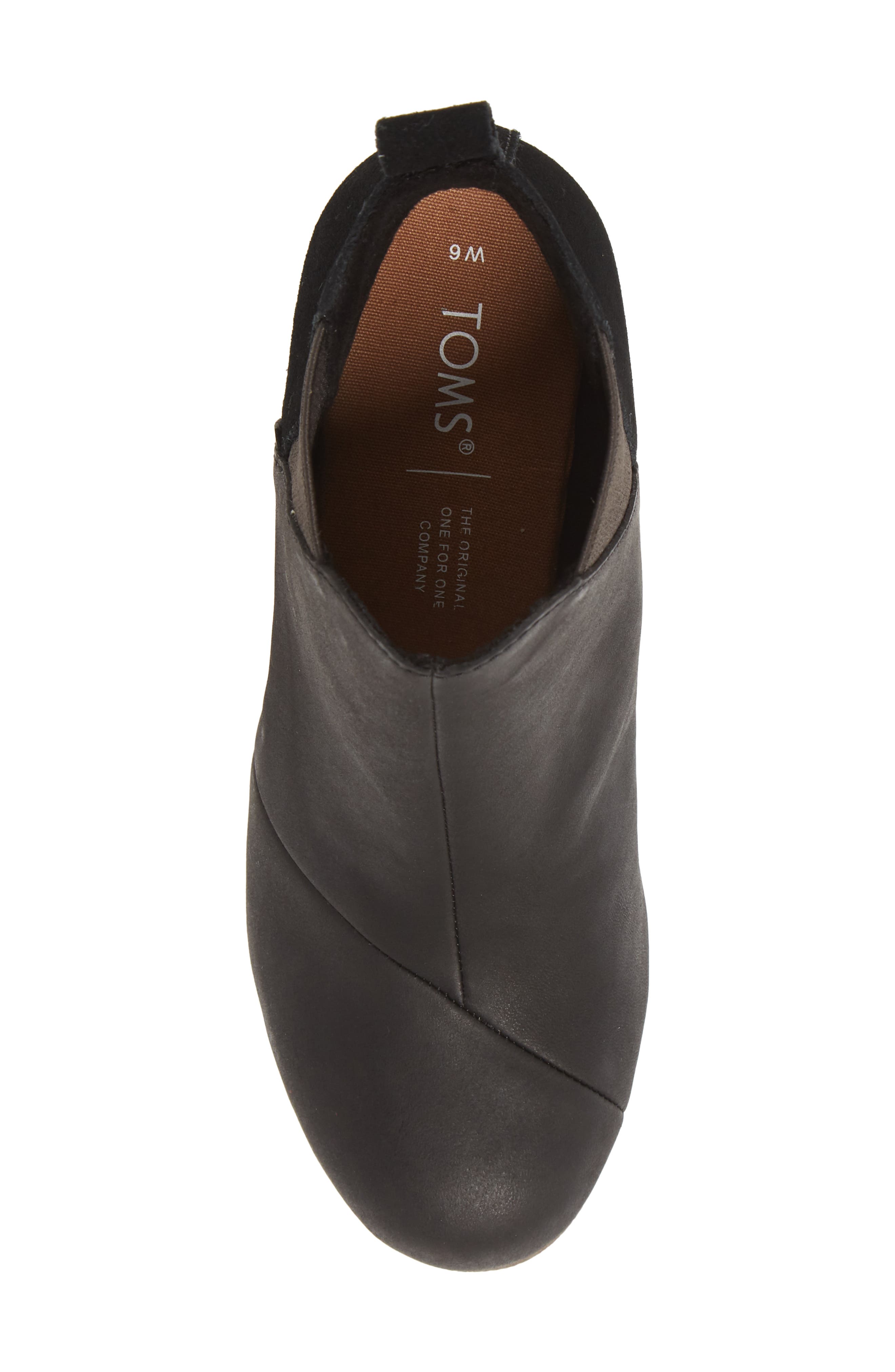 Kelsey Wedge Bootie, Alternate, color, BLACK