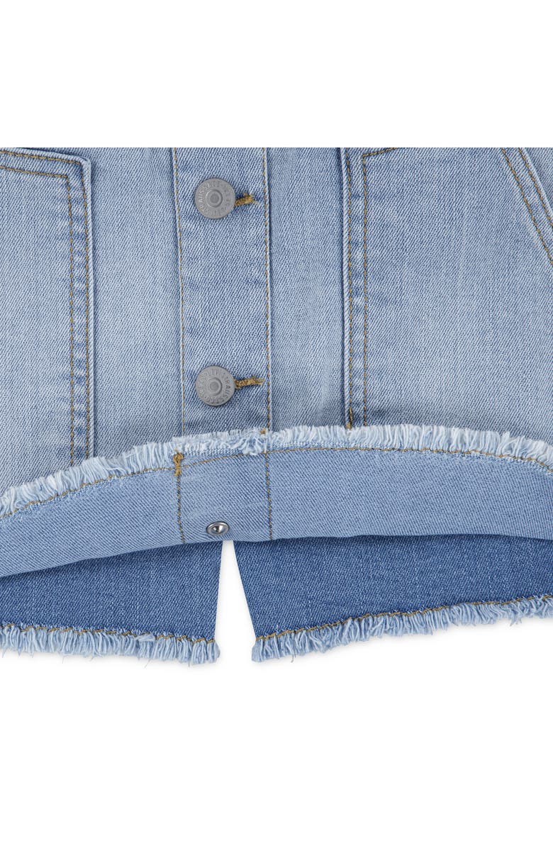 Levi's Logo Appliqué T-Shirt & Skort Set, Alternate, color, Gardenia