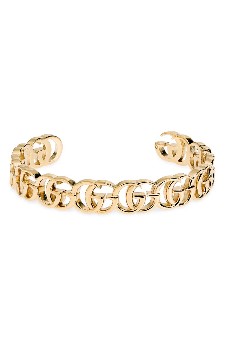 Gucci Interlocking GG Cuff Bracelet, Main, color,