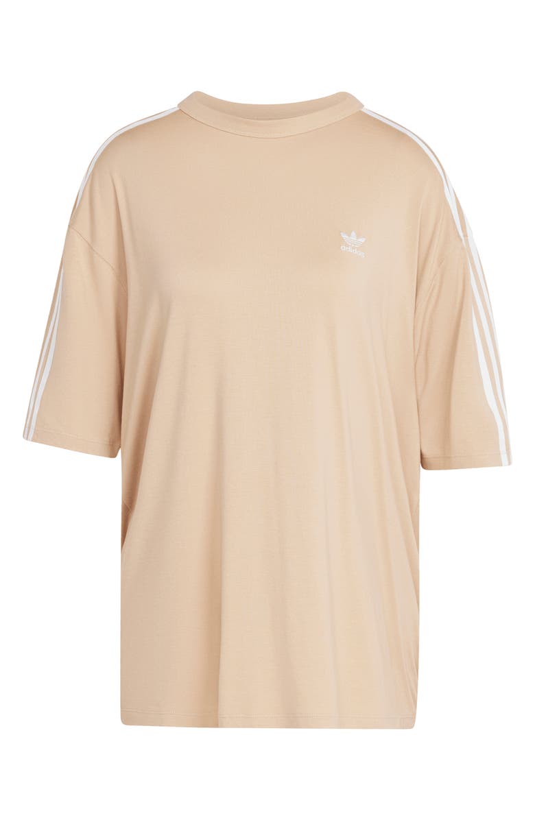 adidas Adicolor 3-Stripes Oversize T-Shirt, Alternate, color,