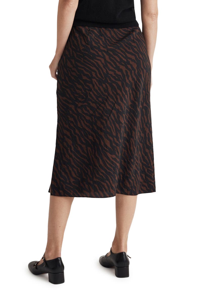 Layton Midi Slip Skirt, Alternate, color, TRUE BLACK
