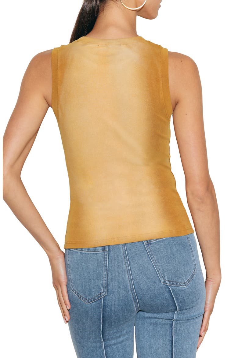 Ombré Sleeveless Top, Alternate, color, CAMEL