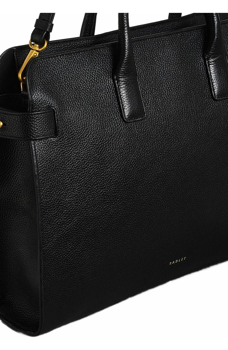Radley The Rathbone Large Laptop Satchel Bag, Alternate, color, Black