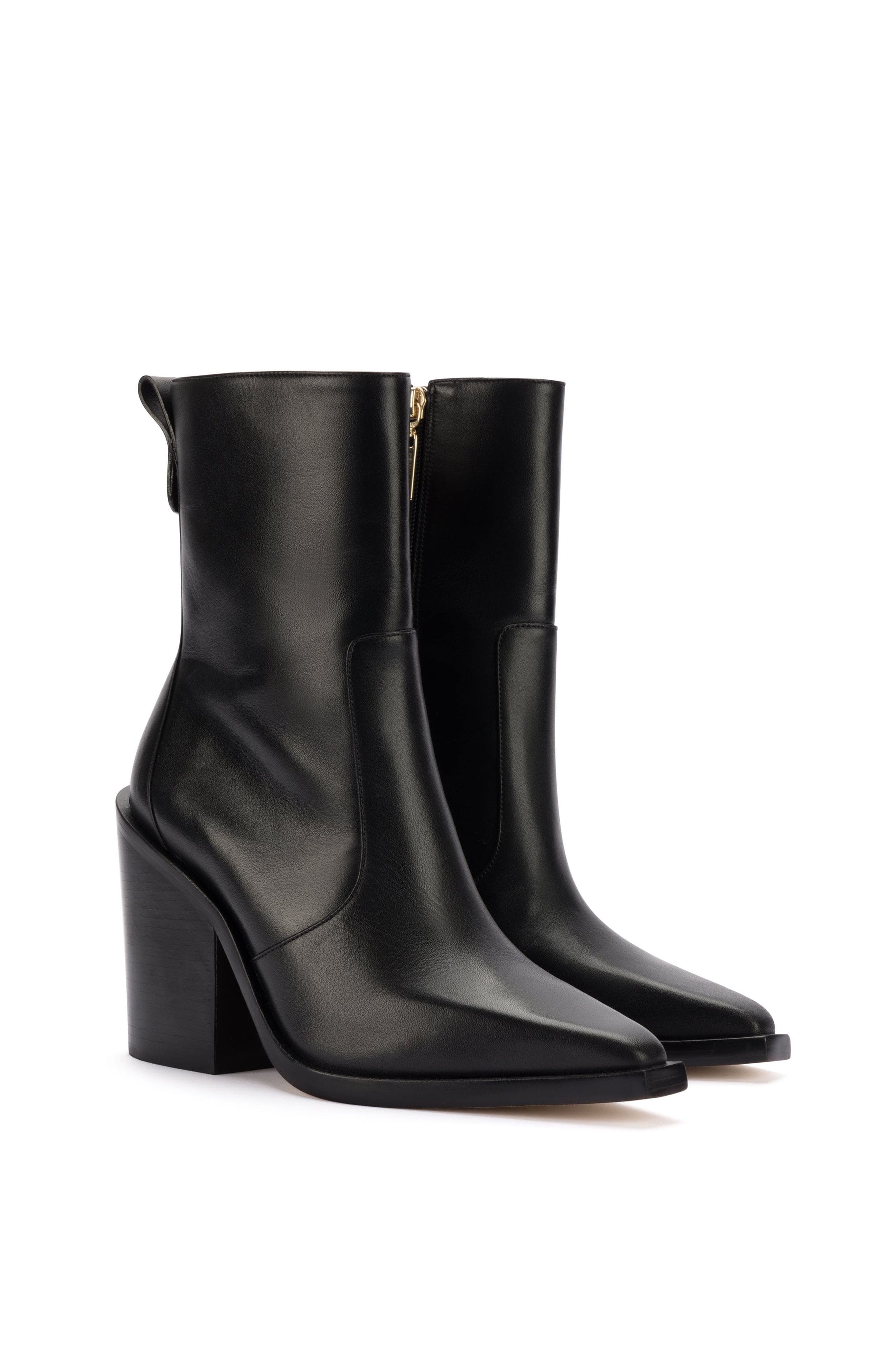 Larroudé James Boot In Black Leather, Alternate, color, 
