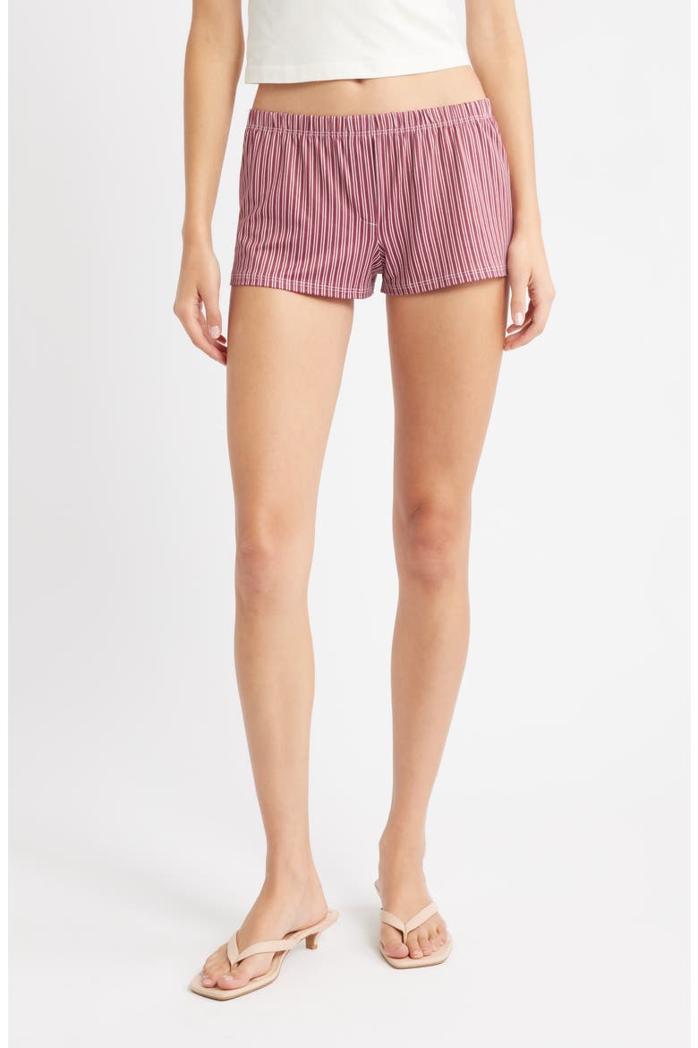 Stripe Shorts, Main, color, PINK STRIPED