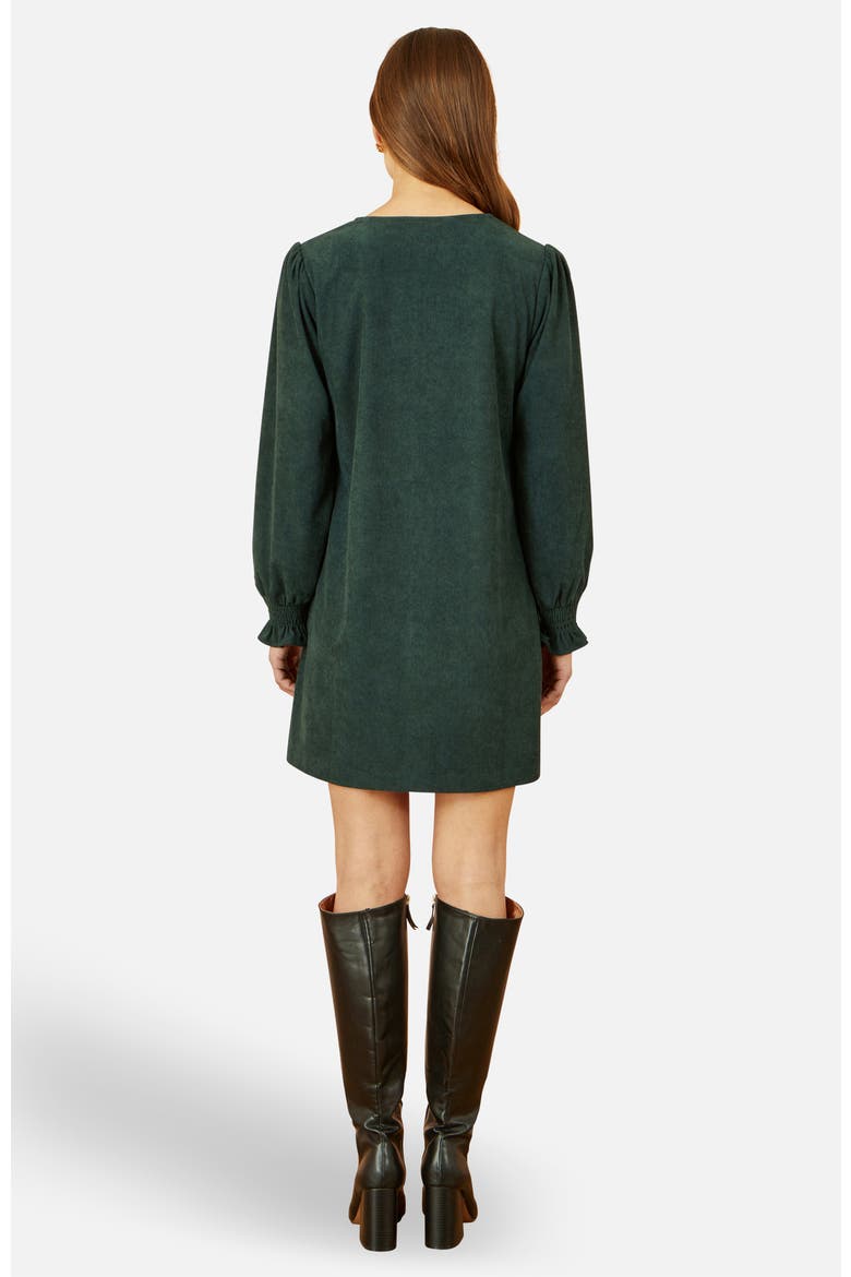 Cord Ruched Sleeve Tunic, Alternate, color, Green