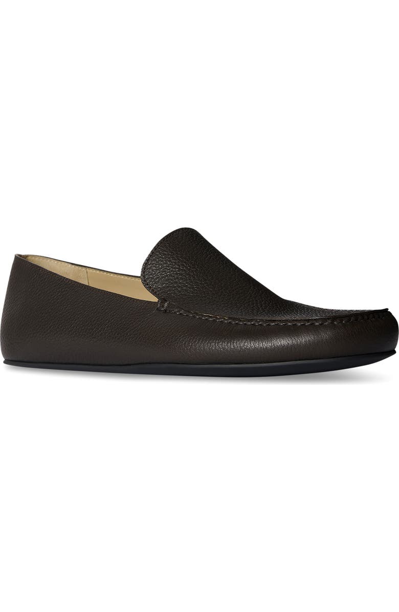 The Row Leo Loafer, Main, color, Lacquer Brown