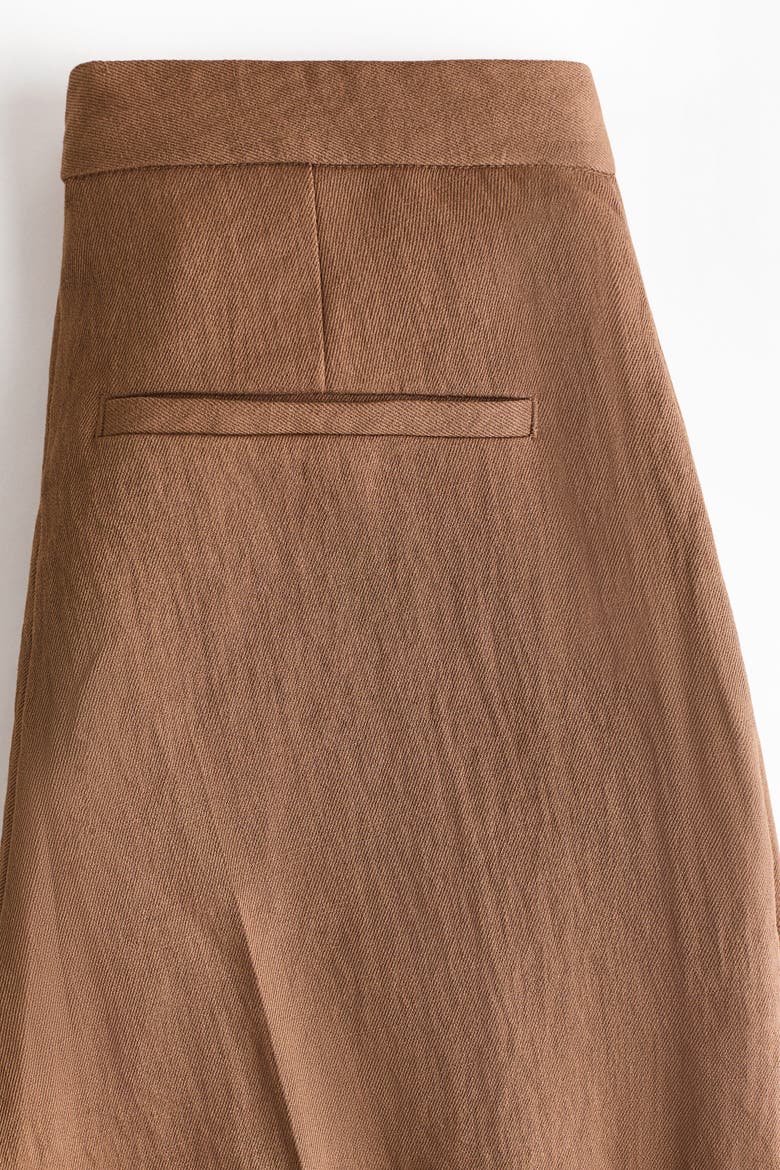 Wide Tailored Trousers, Alternate, color, Brown