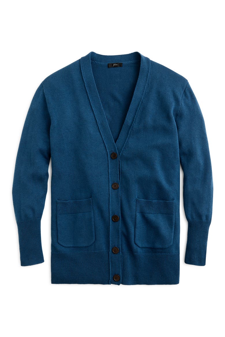 New Oversize Cardigan, Alternate, color, DEEP TWILIGHT