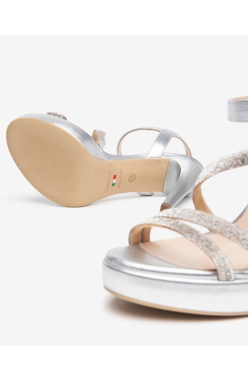 Nerogiardini Jeweled Platform Sandal