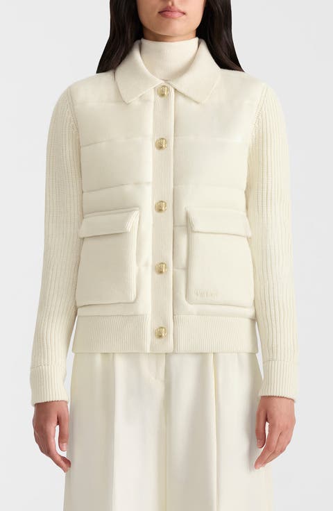Gracelyn Lustrous Water Repellent Down Coat