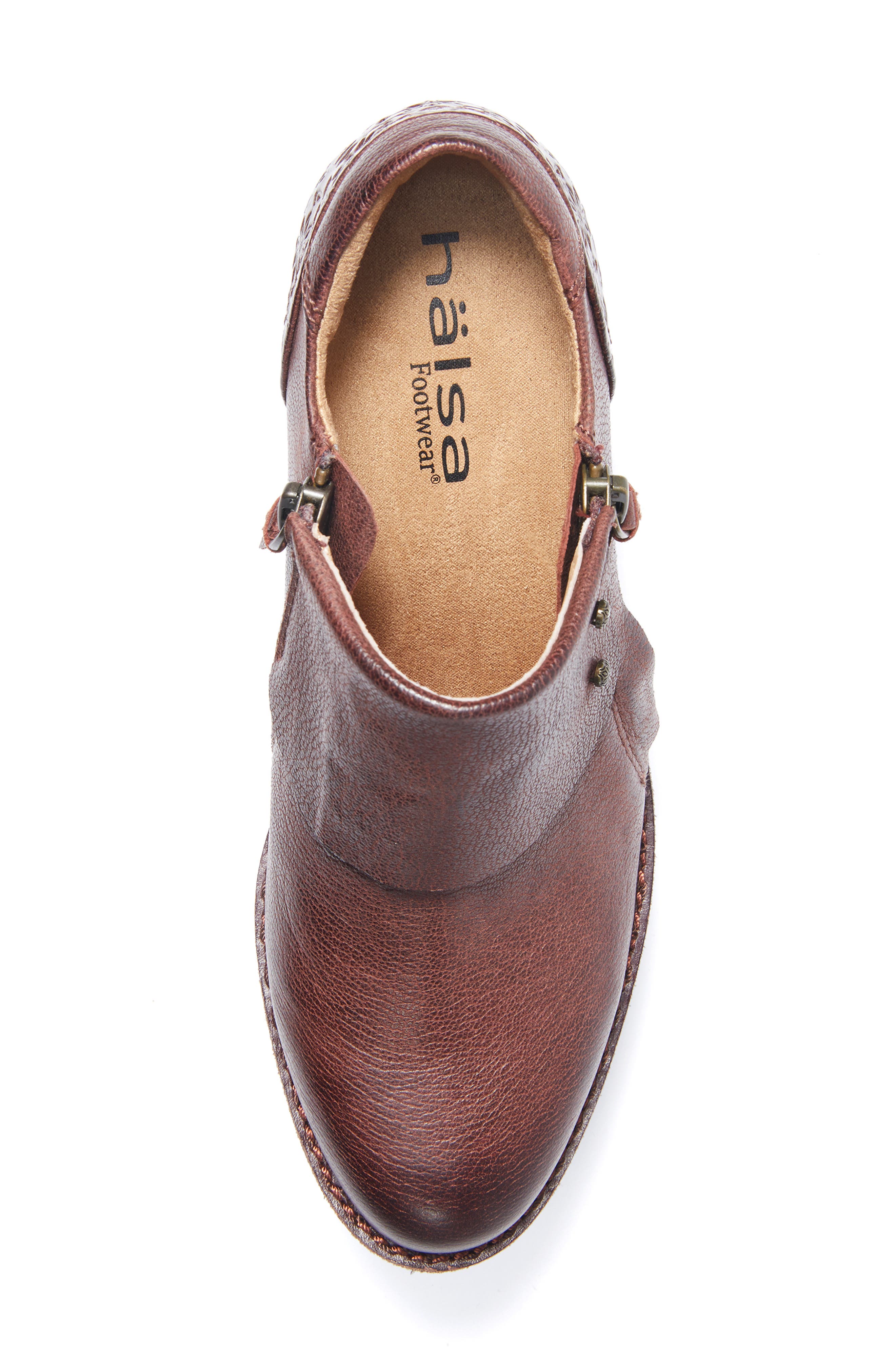 Michelle Ankle Boot, Alternate, color, DARK CHERRY