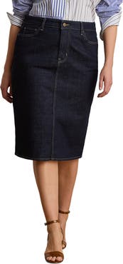 Lauren Ralph Lauren Denim Pencil Skirt