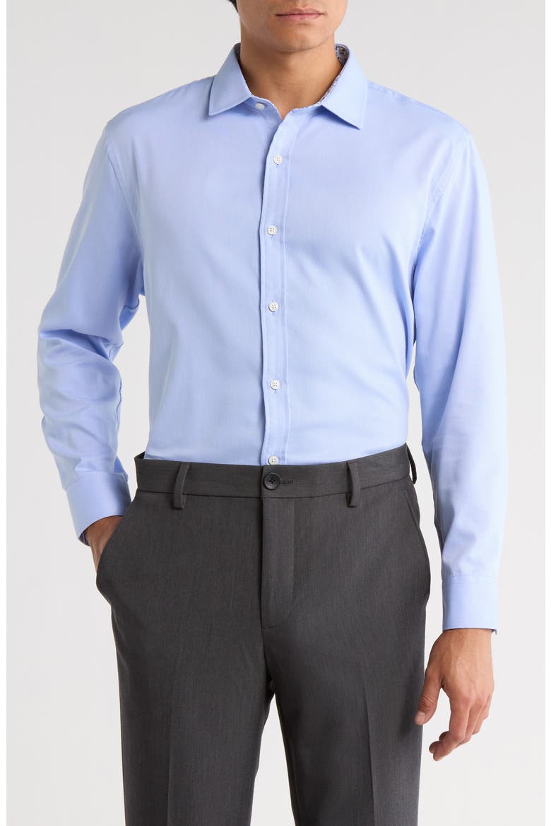 Royal Oxford Slim Fit Dress Shirt, Main, color, LT.BLUE
