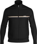 BOSS Authentic Chest Stripe Cotton Track Jacket