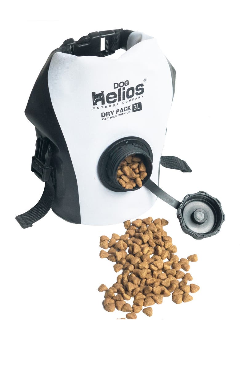 PET LIFE Dog Helios Grazer Waterproof Outdoor Travel Dry Food Dispenser Bag, Alternate, color, 