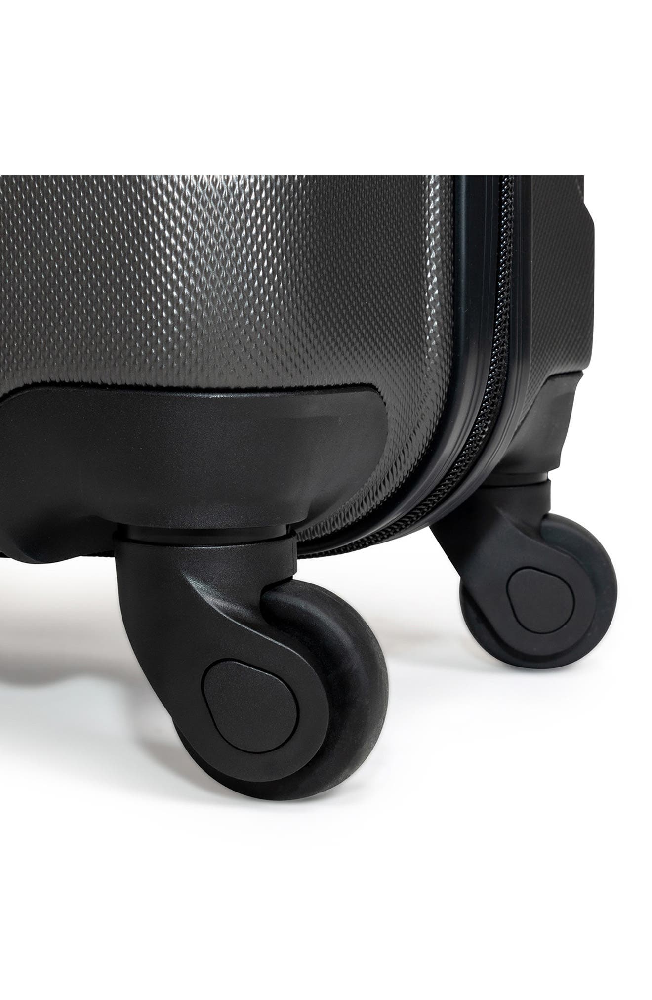 Kenneth Cole Reaction Out of Bounds 20" Lightweight Hardside 4-Wheel Spinner Carry-On Luggage, Alternate, color, Charcoal