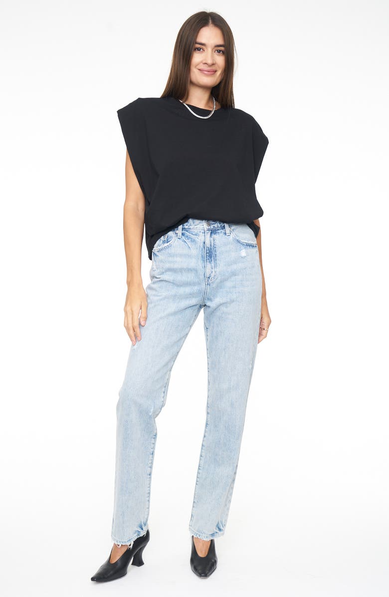 Pistola Cassie High Waist Straight Leg Jeans, Alternate, color,
