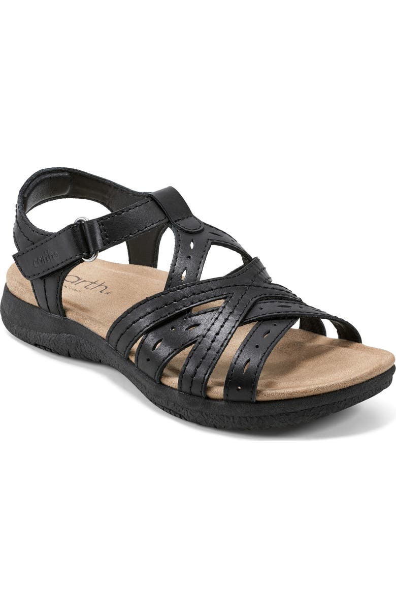 Earth<sup>®</sup> Sellie Strappy Sandal Women), Main, color, Black
