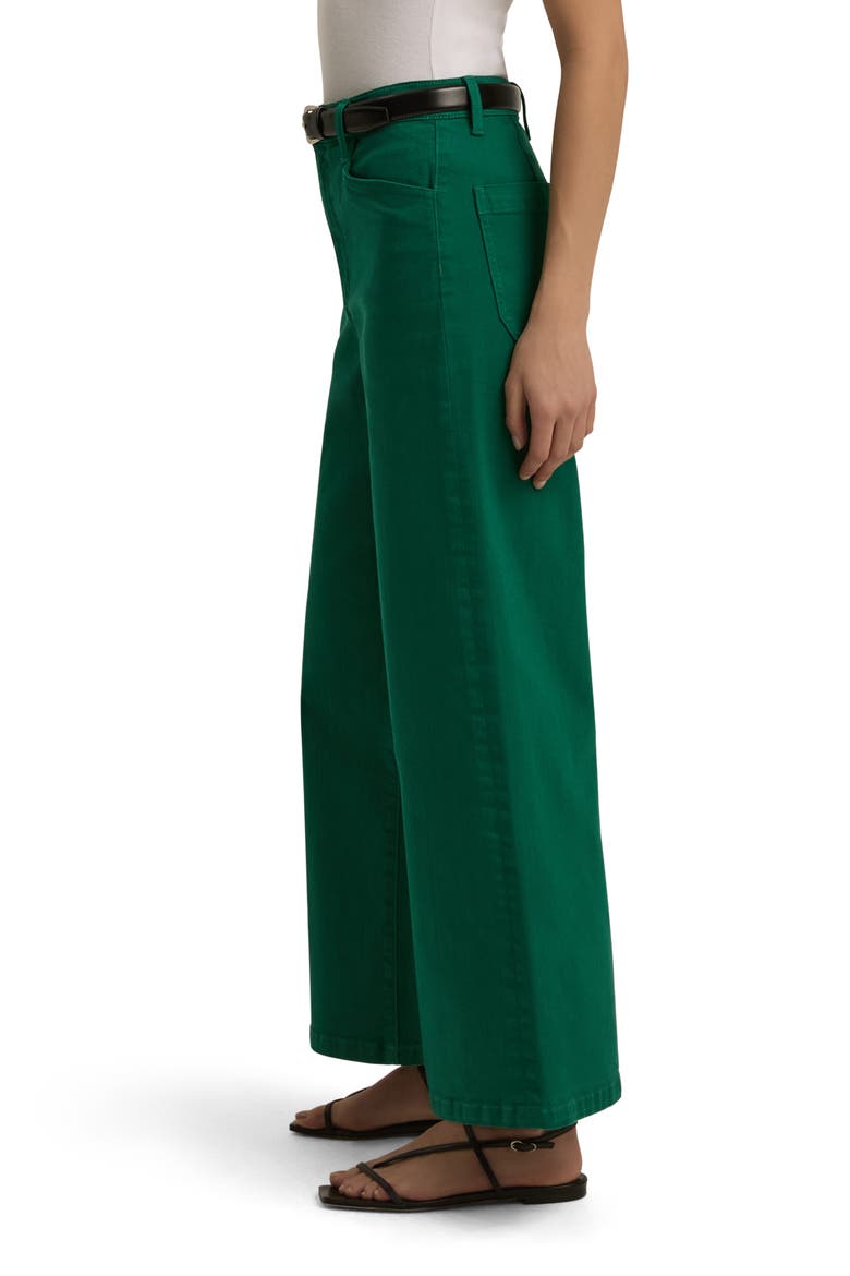 The Mischa Super High Waist Wide Leg Jeans, Alternate, color, EMERALD