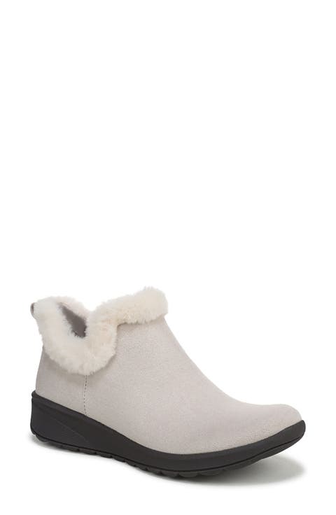 Greatness Faux Fur Trim Bootie (Women)