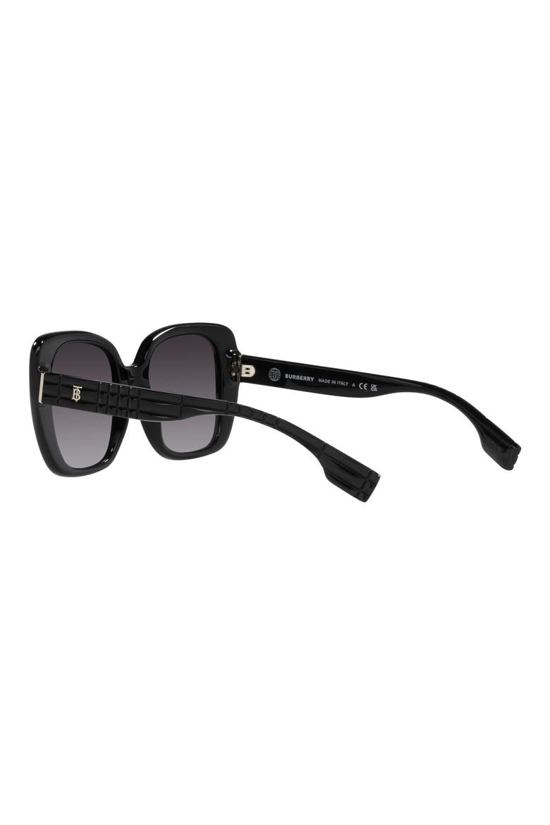 Helena 54mm Square Sunglasses, Alternate, color, BLACK