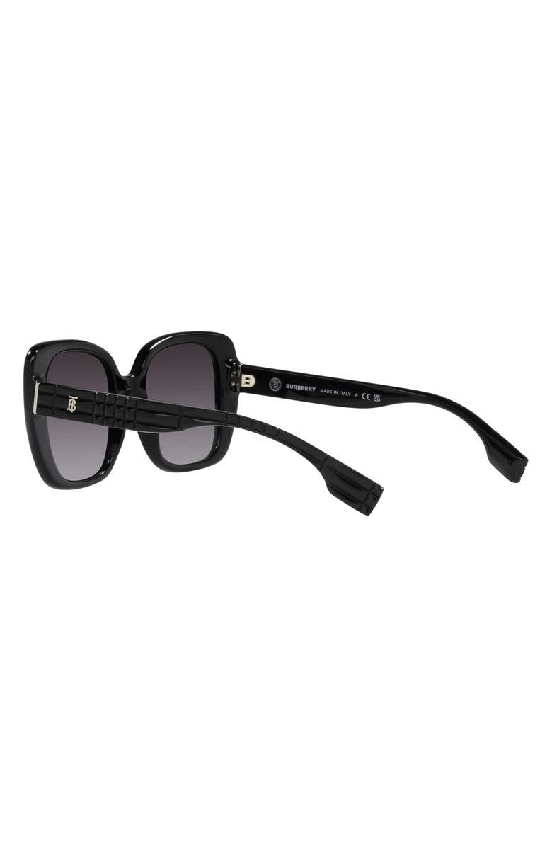 Burberry Helena 54mm Square Sunglasses, Alternate, color, Black