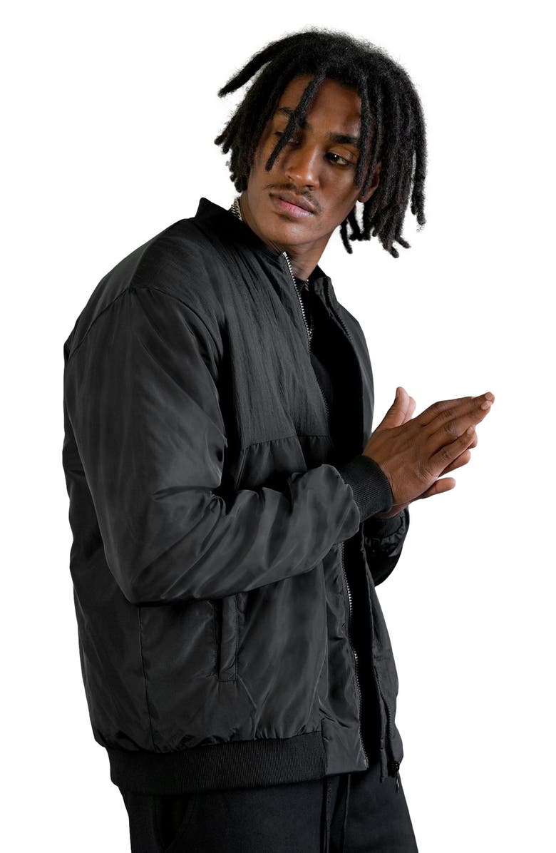 Blvck Bold Nylon Jacket, Alternate, color, Black